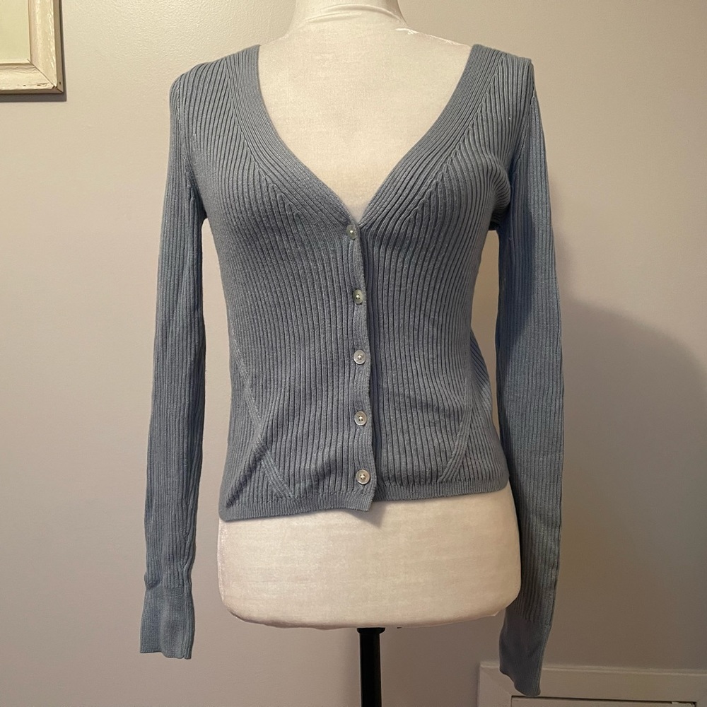 Greyish Blue Cardigan from Dynamite
